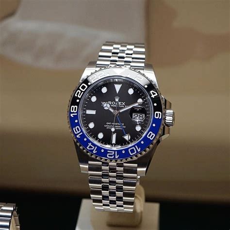 rolex gmt batman 2019|gmt Batman Rolex price.